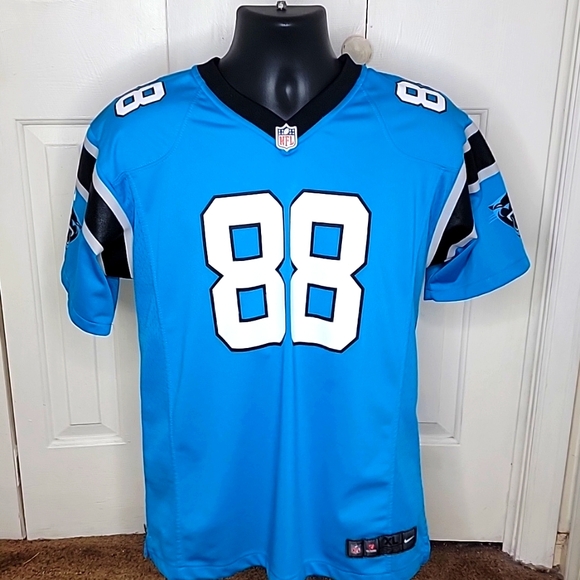 NFL Nike Carolina Panthers On Field # 88 Olsen Jersey Youth XL